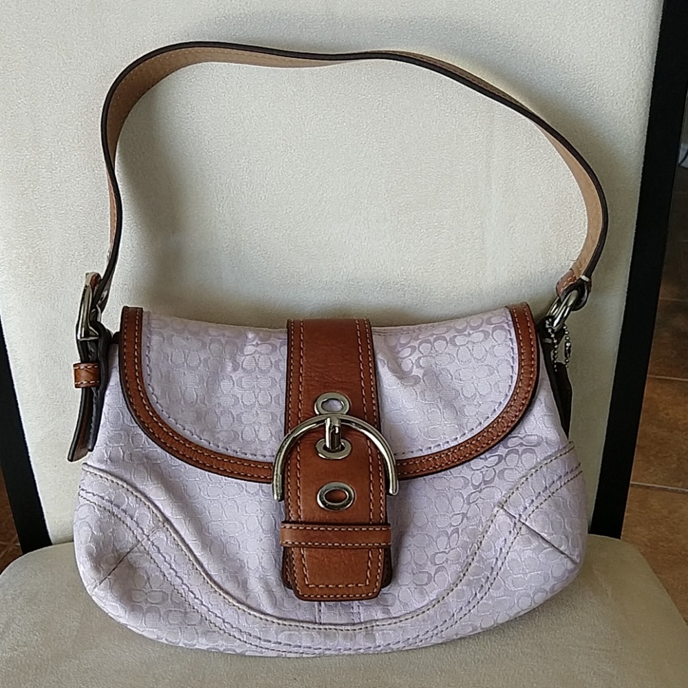 Coach purse light purple